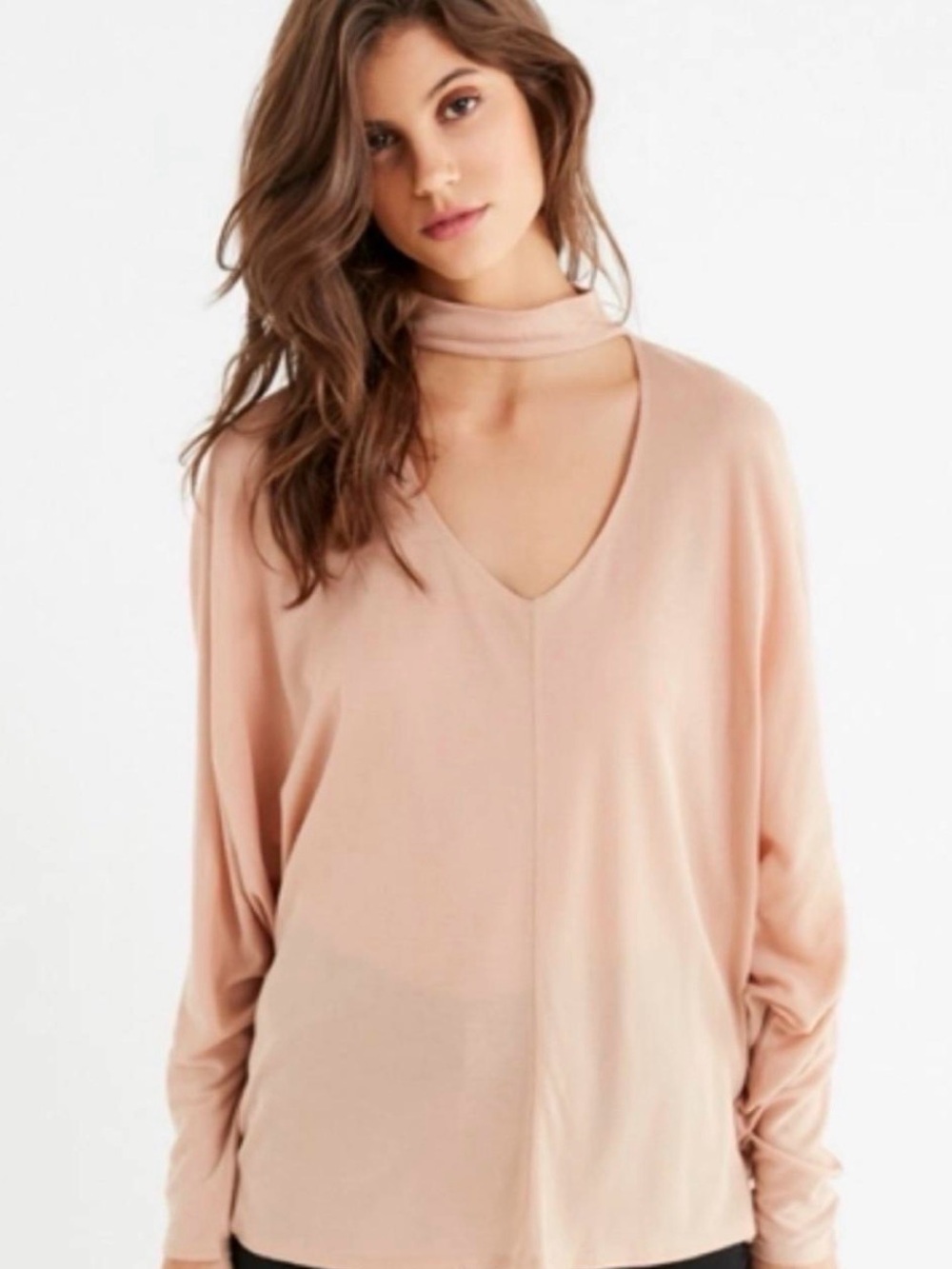 NWT Mock V-neck sweater